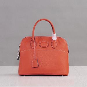 China high quality ladies calfskin bags 27cm 31cm orange designer handbags women bags luxury handbags famous brand handbags on sale