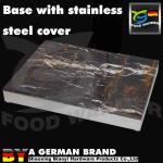 220v 50Hz Carving Station Heat Lamp Yellow Light Color 500*450*730 Mm Dimension