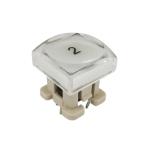 IP40 Momentary DIP Backlit Push Button Switch 30mA 30VDC
