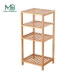 Rectangle Bamboo Shoe Rack Shelf Storage Bin Breathable Household Storage