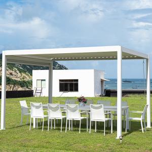 Wholesale Patio Pergola With Retractable Canopy For Outdoor Pergola With Metal Roof from china suppliers