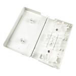 ABS 2-Cores Plastic Fiber Optic Faceplate Socket Panel For Indoor FTTX Network