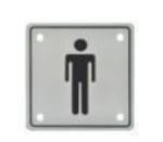 Toilet Stainless Steel Letter A B C D Code House Big Modern Outdoor SS Push Door