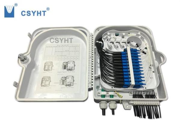 24FO fiber optic termination FTTH box for outdoor pole mounted loaded PLC