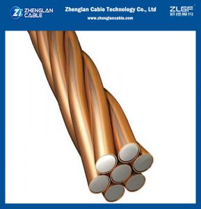 China ASTM B227 Copper Weld Ccs Wire Earth Ground Wire Clad Steel Grade AAA on sale