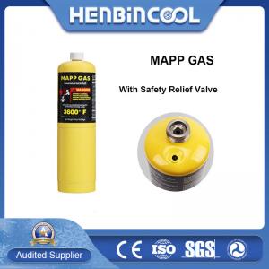 China 14oz MAPP GAS Cylinder 399.7g Map Pro Gas Cylinder Hand Torch Fuel on sale