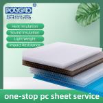 Plastic PC Hollow Flute Grid Core Sunshine Roof Board Sheet Extruder Making