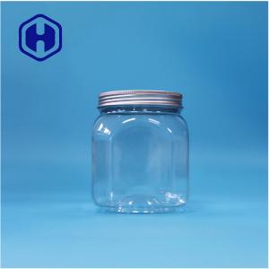 Wholesale Polygonal Shape PET Plastic Cookies Rock Candy Nuts Paper Jar Aluminium Lid from china suppliers