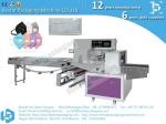 Face mask pillow flow pack machine with touch screen