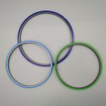 Heat Resistant Plastic Wafer Hoop Ring With Blue Film Suitable For Wafer Cutting