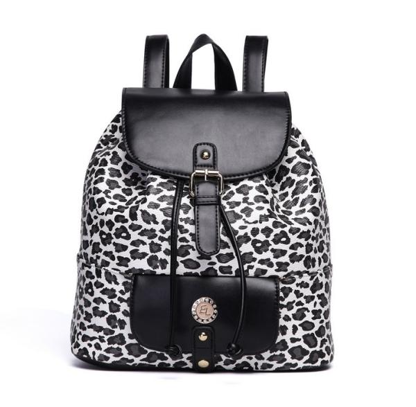 2016 new leopard print shoulder bag Korean version of PU leisure fashion satchel