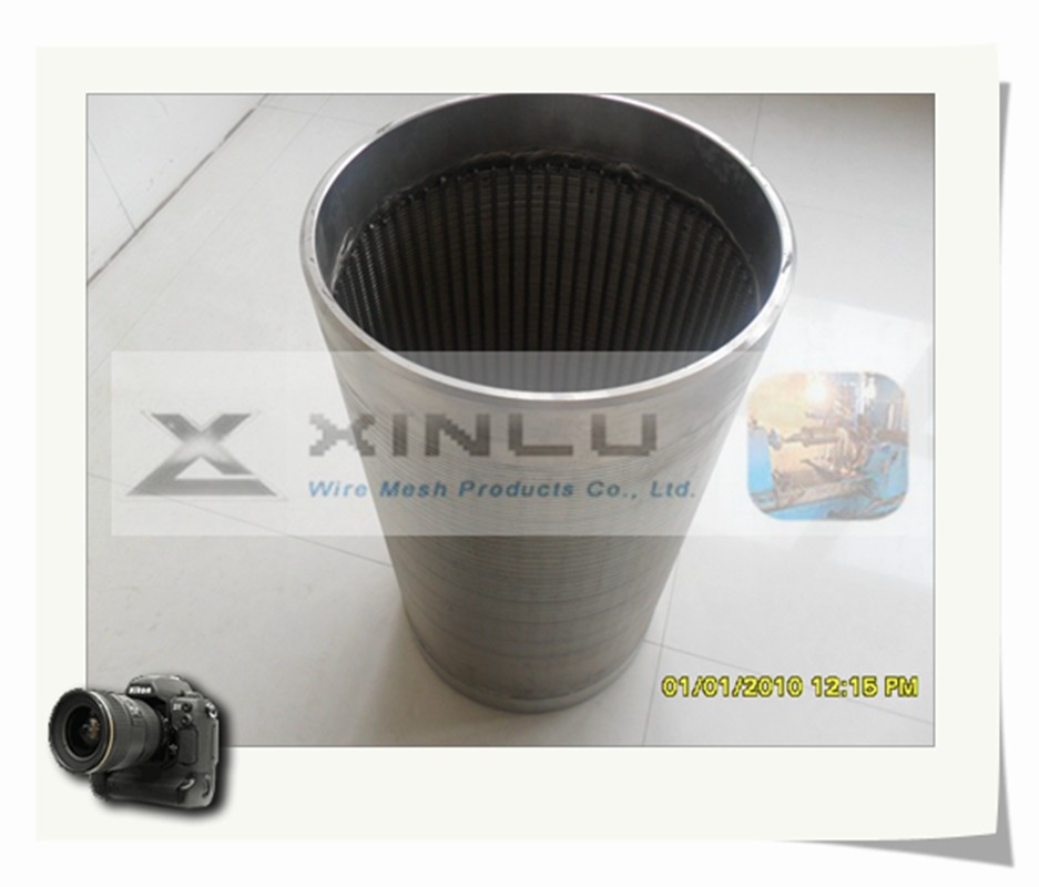 114mm Wedge Wire Screen Pipe All Welded 304 Stainless Steel Pipe Anti Corrosion