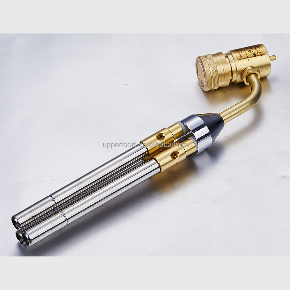 NO Security Lock UP2000-3 Gas Brazing Burner Soldering for BBQ Burnerd mapp Hand Propane Torch