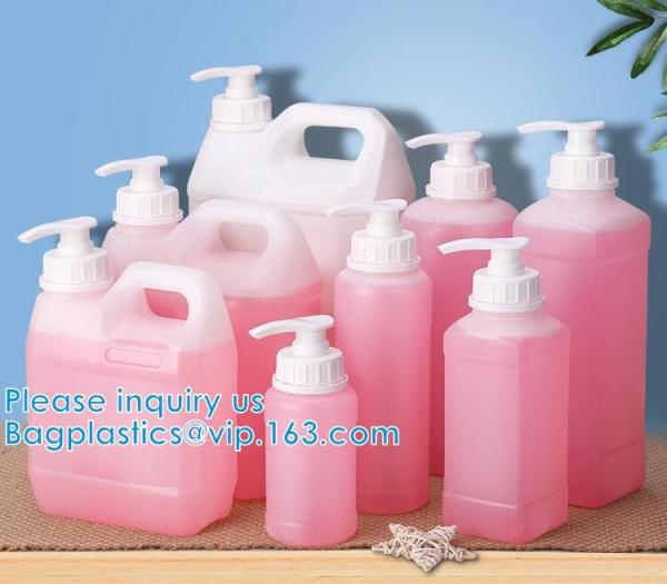 Square Plastic Jug Container, Gallon Big Hdpe Plastic Juice Bottle Milk Bottle