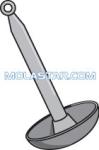 Plough Anchor Mushroom Anchor Plough Anchor Easy Handling Steel Anchor For