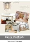 Modern Led Crystal Wall Lamp Tricolor Light Bedside Lamp silver wall light(WH-OR