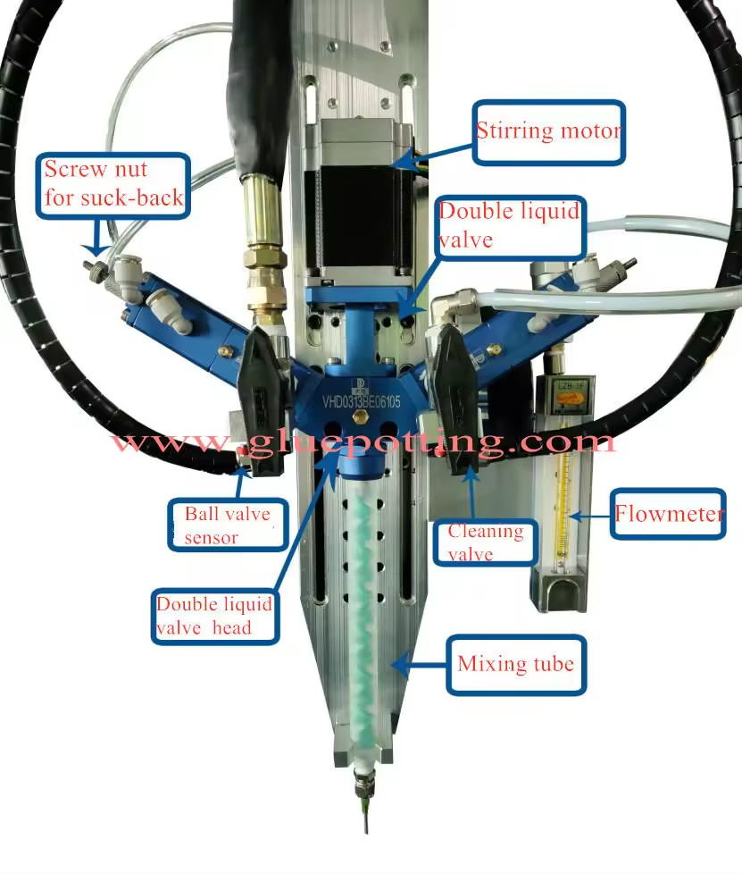 AB Resin Metering Mixing Dispensing Machine Glue Dispensing Robot