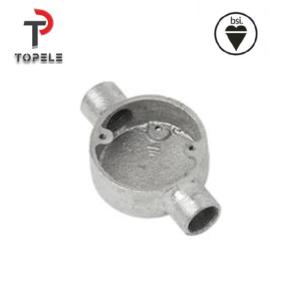 Wholesale Malleable Circular Junction Box One Way BS4568 BS31 from china suppliers