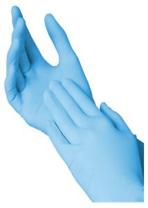 Wholesale Comfortable Clear Plastic Disposable Gloves Odorless Blue Color Puncture Resistance from china suppliers