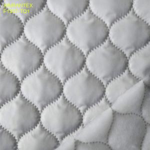 Wholesale F1507-TQ1 ultrasonic embossing laminating 100% polyester termo qualiting fabric for winter heavy downcoat from china suppliers