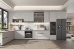 Laminate Custom Wood Modern White Shaker Kitchen Cabinet Modern Luxury