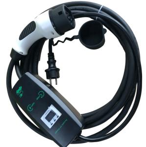 Wholesale Environmental Performance Portable EV Charger Type 1 Type 2 Temperature 30℃~+50℃ from china suppliers