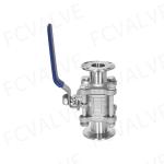 Customized Request 3PC Sanitary Clamp Ball Valve for Water Media Usage and