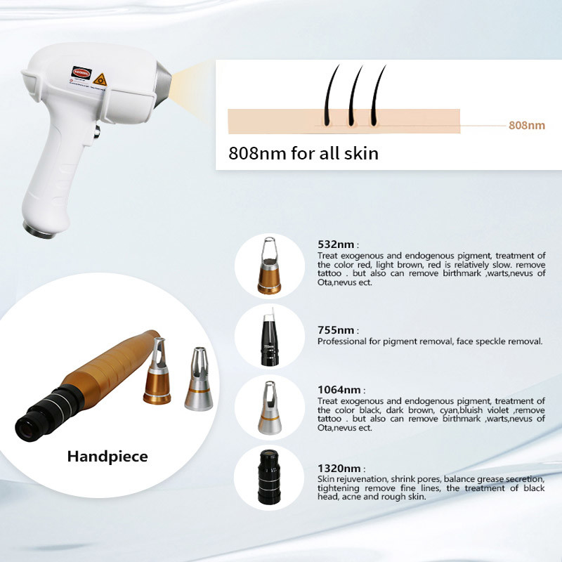 2 In 1 IPL Picosecond Laser Tattoo Removal Machine For Beauty Salon