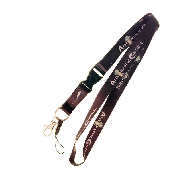 Textured Fabric Custom Promotional Lanyards Quick Release Buckle Custom