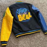 Custom Varsity Jacket Leather Sleeve Chenille Embroidery Color Blocked Letter