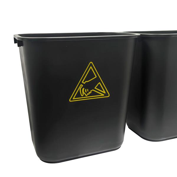 35L PP Plastic Square Antistatic Waste Bin ESD Electrostatic Cleanroom Tool Box