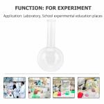 Plastic Flask Flat Bottom Boiling Flask Glass Flask Round-Bottom Flask Narrow