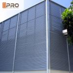 Thin Plate Handling Dining Sliding Louver Window For Residential