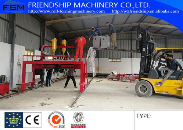 Semi Trailer Chassis Beam Welding Line Trailer Beam Hydraulic Assembly With