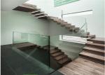 Building Floating Steps Staircase Glass Balustrade Stairs Extremely Aestheticall