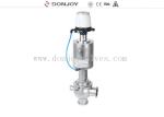 SS316L Stainless Steel Pneumatic 2 Way Divert Seat Valve With Control Head