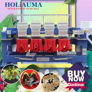 China Free shipping multi needles 4 head lace embroidery machine better than phoenix embroidery machine for sale with ce/sgs on sale
