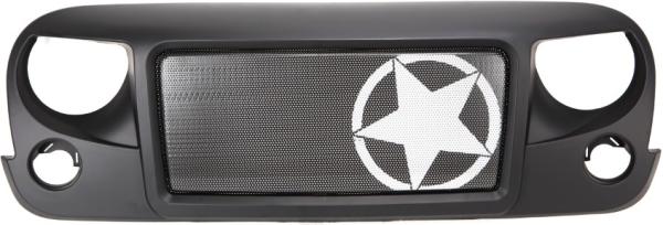 JK Avengers front grille - World War II Five Stars,ABS,Jeep Wrangler front