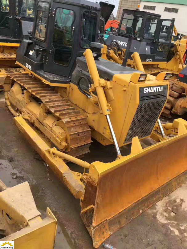 SD16TL Used Small Dozers Shantui Construction Machinery 1700h Working Time