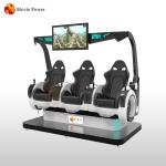 Coin Operated 3 Seats 9D VR Cinema Simulator Dynamic