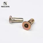 LED Light Fastening Solution M3 Semi Tubular Rivets in Bright Finish and