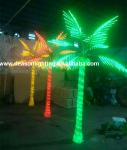 palmera artificial con luces