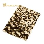 Black Mirror Gold Mirror Water Ripple Sheet Decoration Panel ,Wall ,Ceilling
