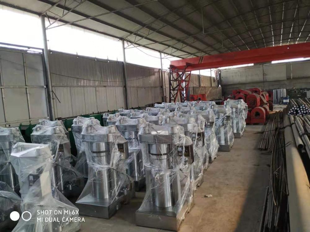 Cold Press 1.1 KW Hydraulic 60Mpa Sesame Oil Expeller Machine