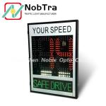 Traffic Control Slow Down Speed Limit Signs Visibility More Than 500 Meters