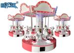 500W Amusement Park Rides Coin Operated Angel 6 Players Carousel Horse