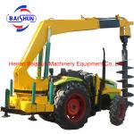 New model hydraulic excavator auger drill post hole digger for tree planting
