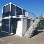 16ft 20ft Portable Site Office Container 4 Bedroom Collapsible Flat Pack House