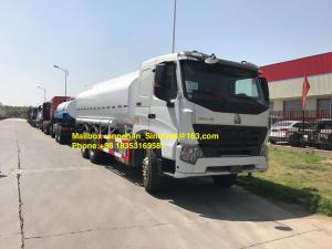 China Sinotruk White Howo A7 Fuel Tank Truck 6x4 Oil Tank Truck Lhd Zz1257n4347n1 on sale