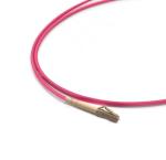 3.0mm LSZH Multimode Om4 Fiber Optic Cable Simplex Lc Upc To Lc Upc